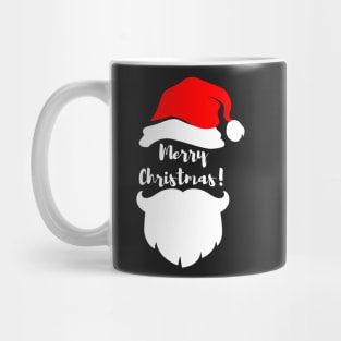 Funny Santa Beard Costume - White Fake Beard Christmas - Santa Claus Beard Costume - Merry Christmas Everyone Santa Mug